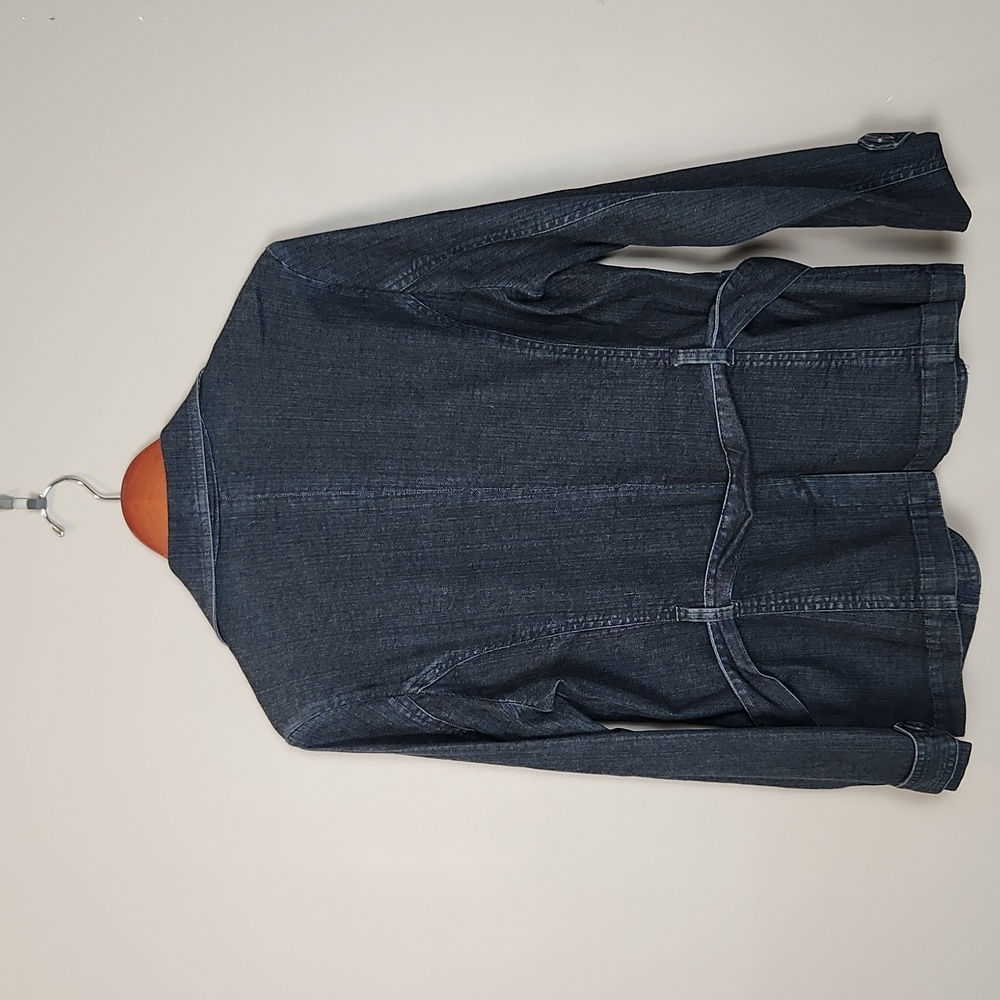 Dockers Women's Belted Denim‎ Jacket Size Medium - Picture 3 of 12